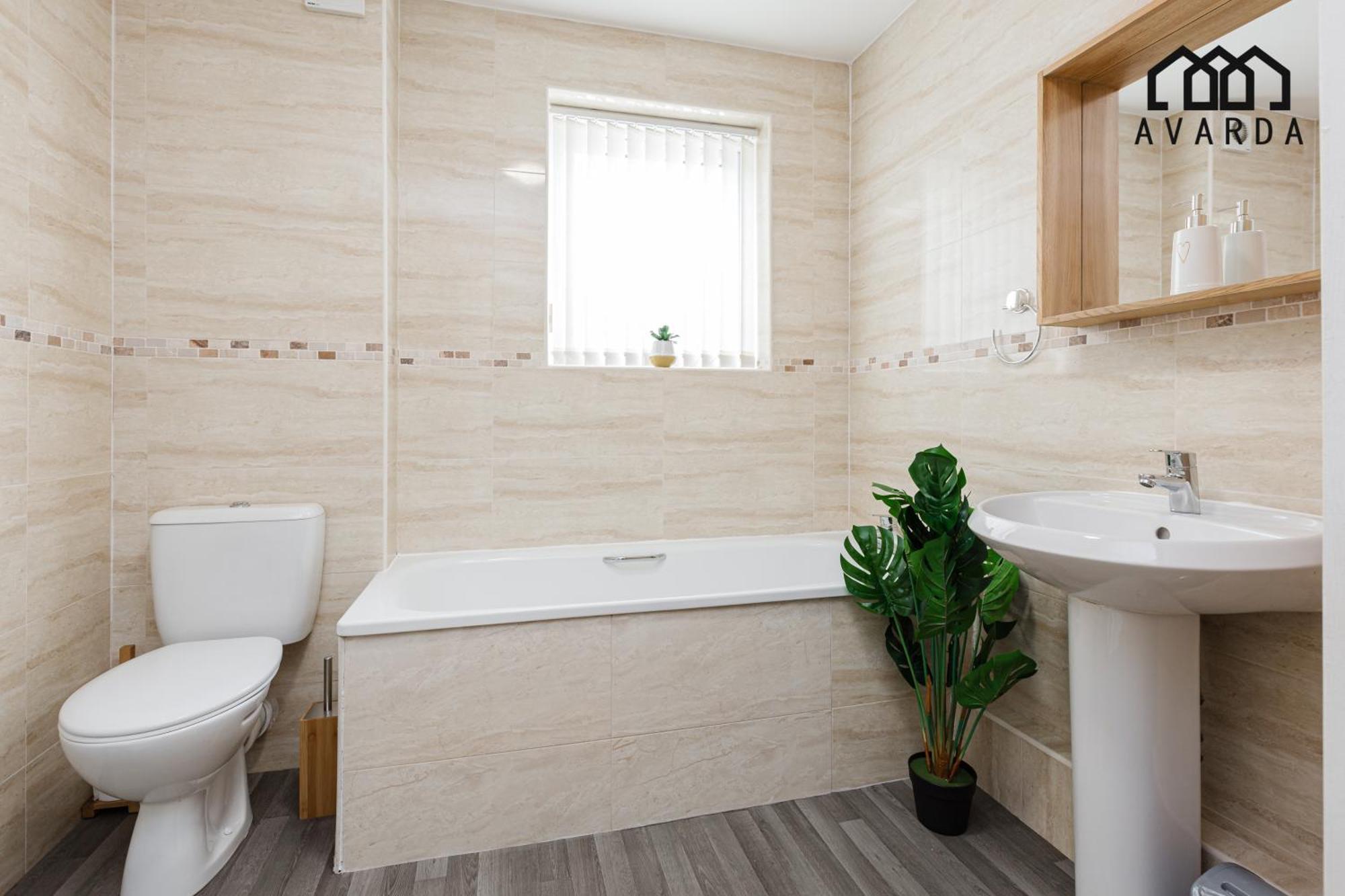 Oxheys House - 5 Bedrooms Contractors Parking Престон Номер фото
